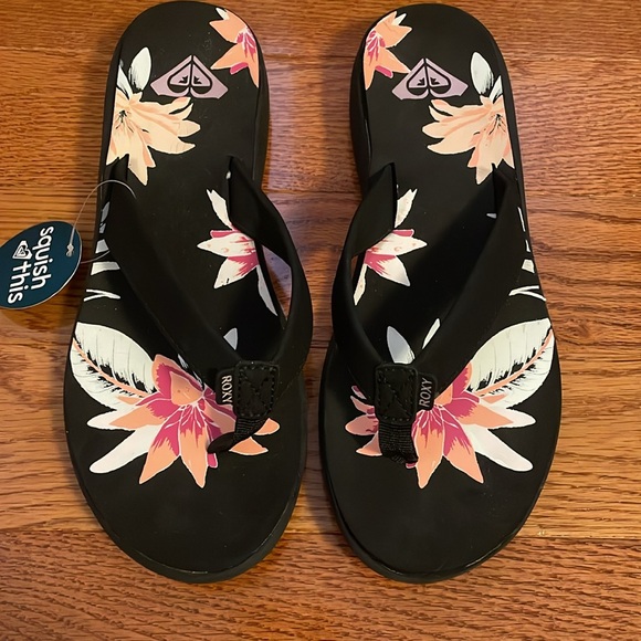 Roxy foam flip flops - Picture 2 of 5
